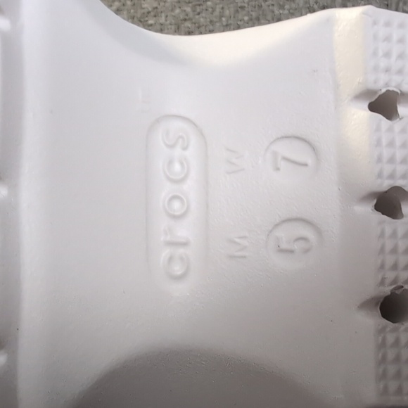 Crocs Stomp Slide Platform Chunky Slip On Chalk White Comfort Womens 7 - Picture 10 of 10